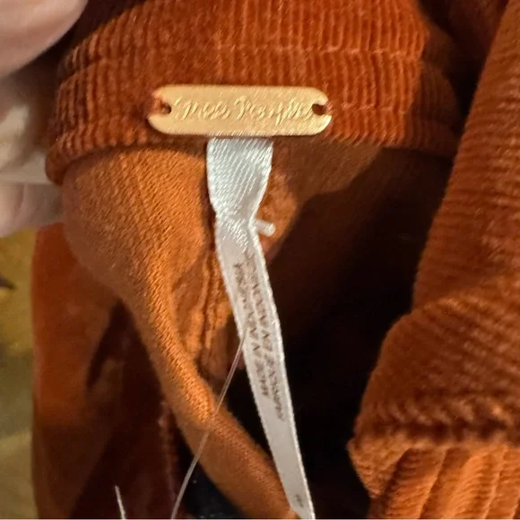 Free People Corduroy Old School Love Corduroy Jumper Skirt Dress. Size 8 - Picture 8 of 12